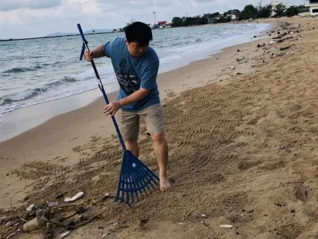 Beach cleaning activities BEACH CLEANING