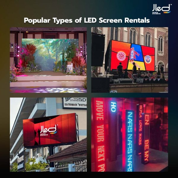 ประเภทเช่าจอ LED ที่นิยม